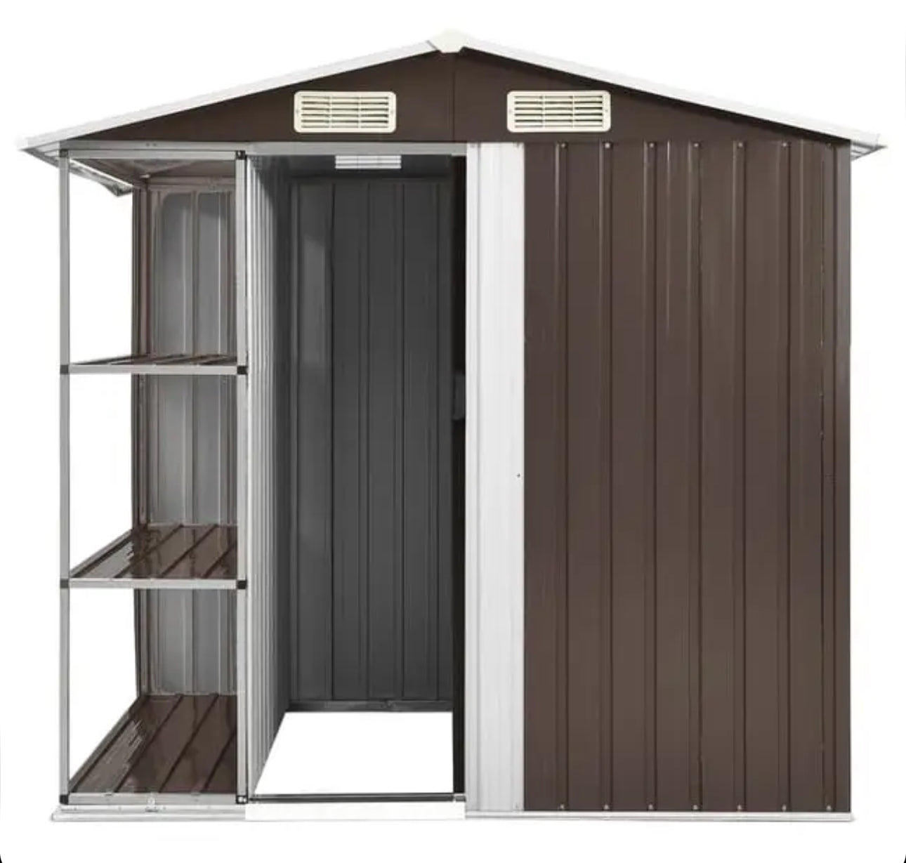 Garden Shed Cabin Shed Home Shed Outdoor Shed Sturdy Tool Shed with 02_0022224
