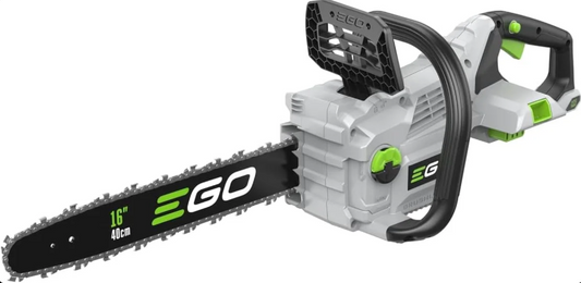 Ego CS1610E Battery-Powered Chainsaw, Chervon 56V Engine, 40cm Bar Length