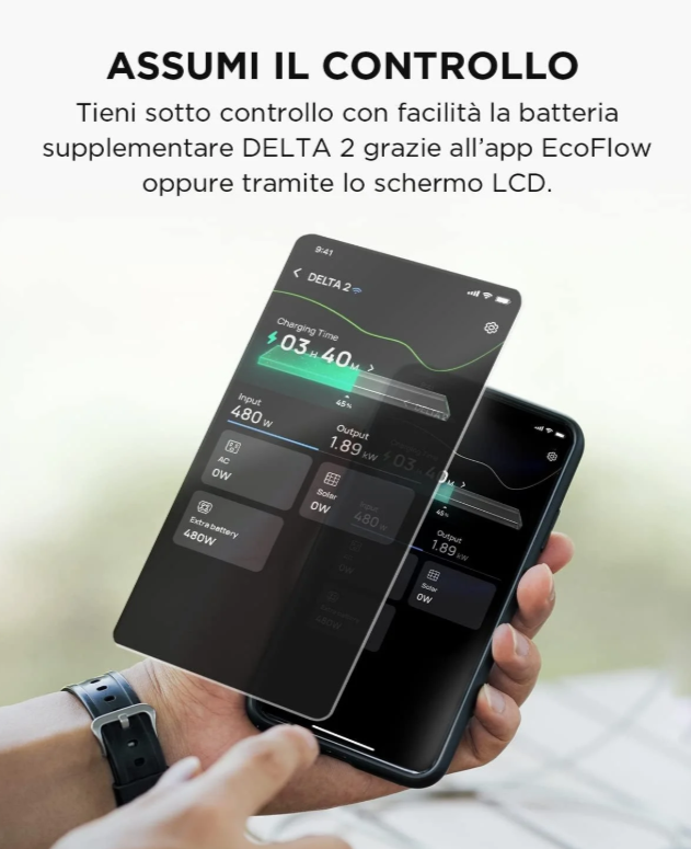 EcoFlow DELTA 2 Extra Battery, 1 kWh Extra Capacity for Home Emergency Power