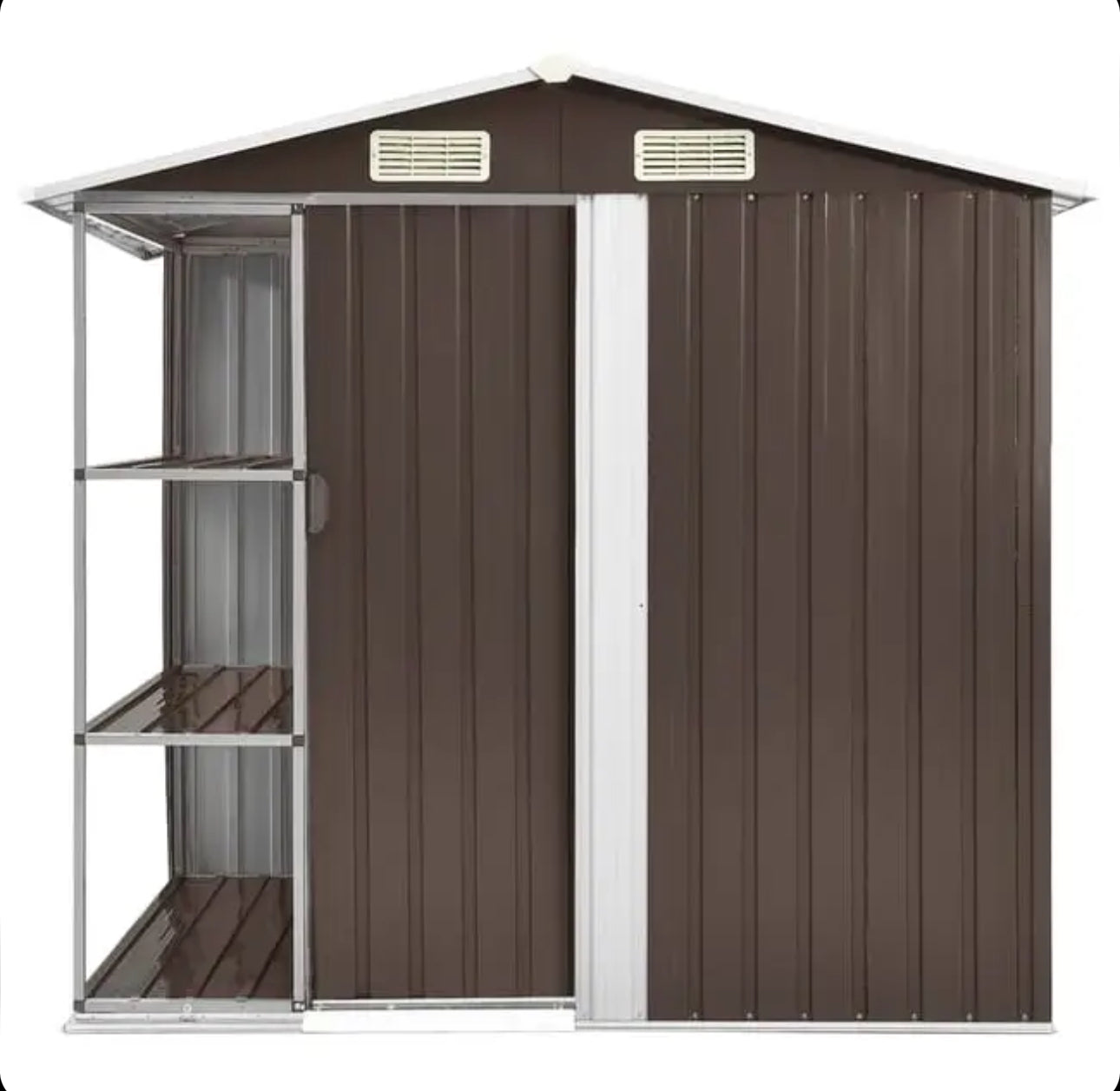 Garden Shed Cabin Shed Home Shed Outdoor Shed Sturdy Tool Shed with 02_0022224