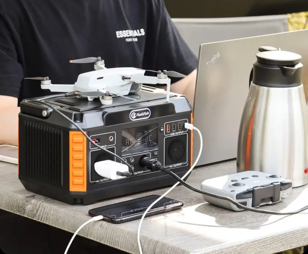 Flashfish P60 Portable Power Station | 560W 520Wh, P60