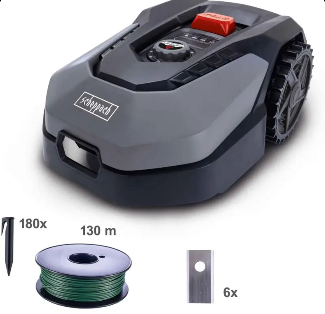 The CounterTop - Scheppach RoboCut XL600 robotic lawnmower Precise cutting for gardens up to 600 m²