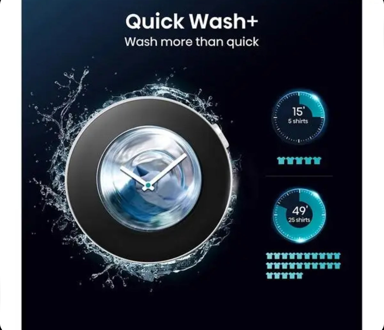 Hisense 5S Series Auto Dosing WD5S1045BW WiFi-enabled 10.5 kg Washer Dryer