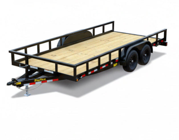Big Tex Pro Series Tandem Axle Pipe Top Utility Trailer | 10PI