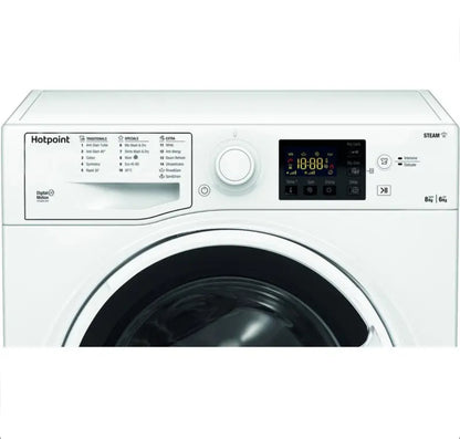 Hotpoint 8KG/6KG White Freestanding Washer Dryer ndb8635wuk
