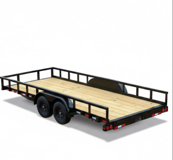 Big Tex Pro Series Tandem Axle Pipe Top Utility Trailer | 10PI