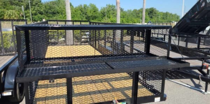 20 Foot Big Tex Landscaping Special Black Equipment Trailer (10LR-20BK-P4)