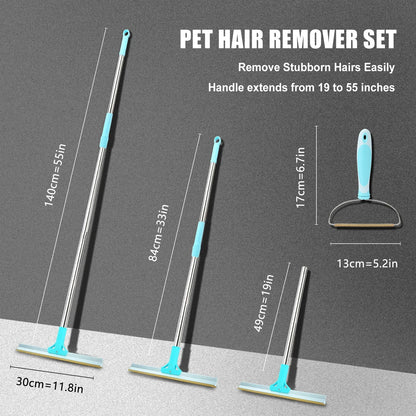 Pet Hair Remover Starter Kit - Mini, Pro & Rake