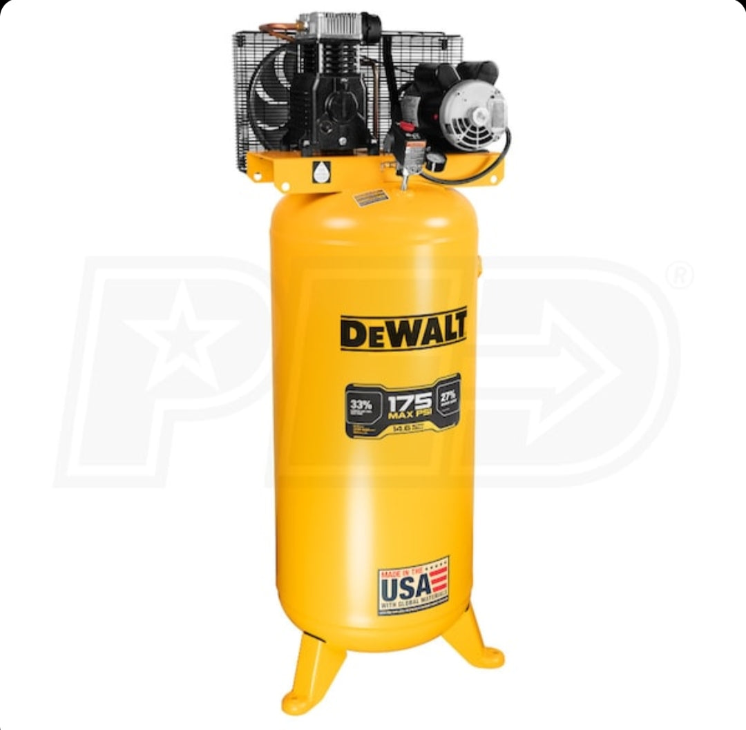 DeWalt DXCM603.COM 5-HP 60-Gallon Belt-Drive Single-Stage Air Compressor